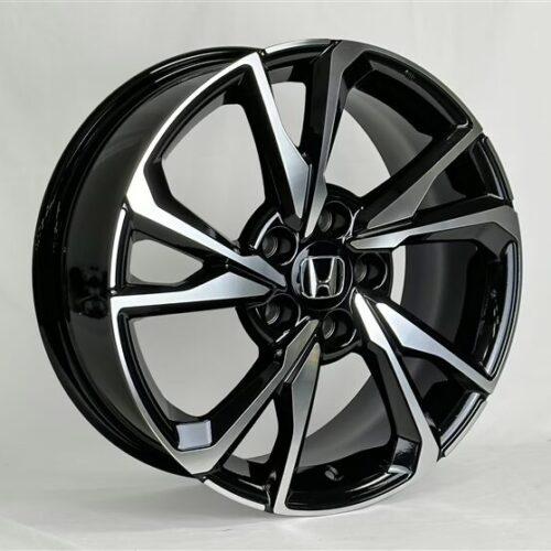 2017-2020 Honda Civic Si Replica Wheel, 17×7″ Gloss Black Machine Face