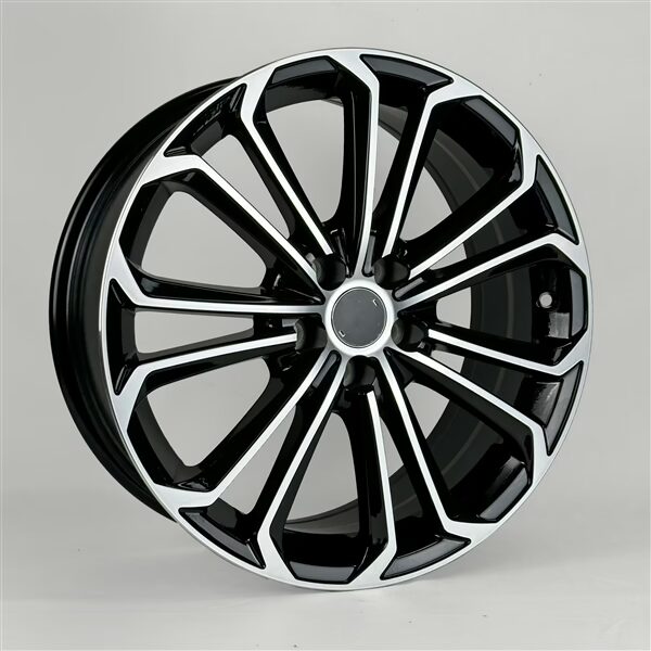 2014-2016 Toyota Corolla Replica Wheel 16x6.5", Gloss Black Machine Face