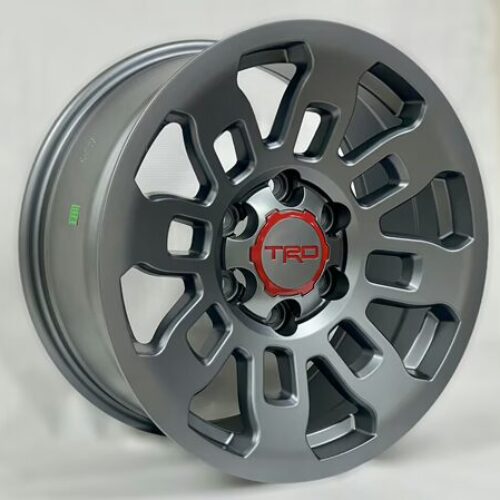 18×8″ Toyota Pro Style TRD TR2 Replica Wheel Fits Toyota Tacoma TRD Pro & 6lug Vehicles