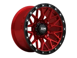 Xtreme Mudder XM-704, Candy Red Milled Face + Black Lip