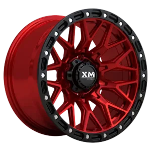 Xtreme Mudder XM-704, Candy Red Milled Face + Black Lip