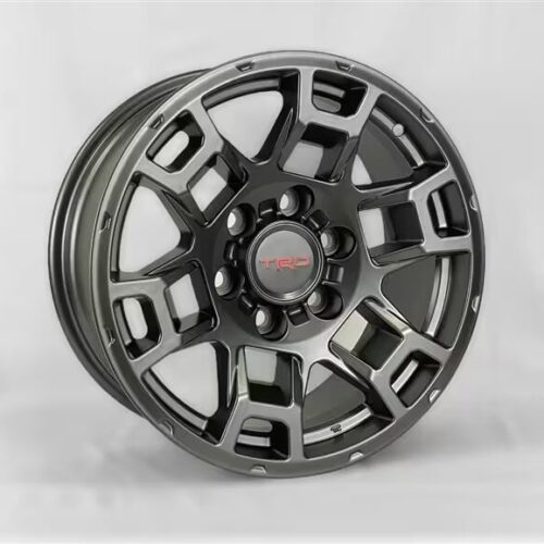 18×8″, +15mm Offset, TRD TR5 Replica Wheel Fits 6lug 6×139.7 6×5.5 Toyota Tacoma, 4Runner, and Tundra
