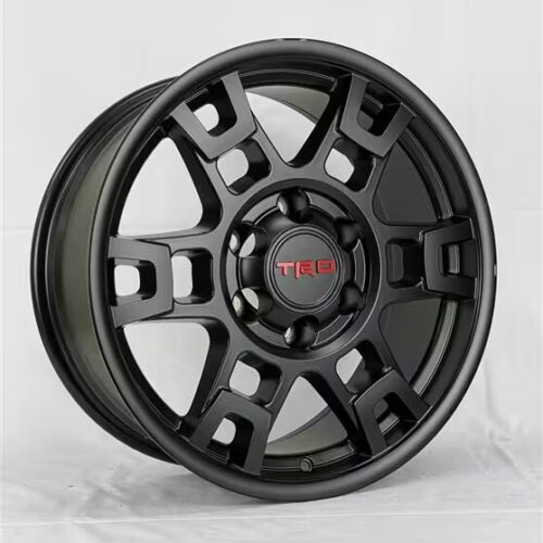 18×8″, +20mm Offset, PRO Style TRD TR1 Replica Wheel Fits 6lug 6×139.7 6×5.5 Toyota Tundra, Tacoma, 4Runner
