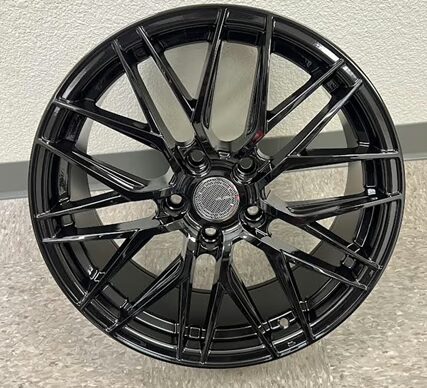 Velsen Wheel 555 - 16x6.5 +38 - 5x114.3 - 73.1mm CB , Fits Accord Camry Sonta - All Black Finish