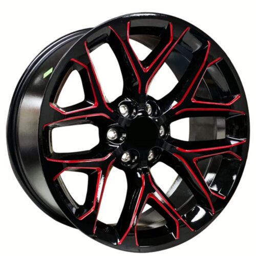 20×9″ Snowflake Chevy Replica Wheel Fits 6lug 6×5.5 Chevy, Cadillac, Toyota etc