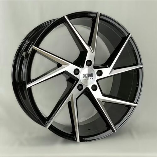 XM Luxury XM-207 20×8.5″ +35 5×112 BM Face + Milled Wheel Fits Audi A5, Mercedes-Benz, VW Golf R