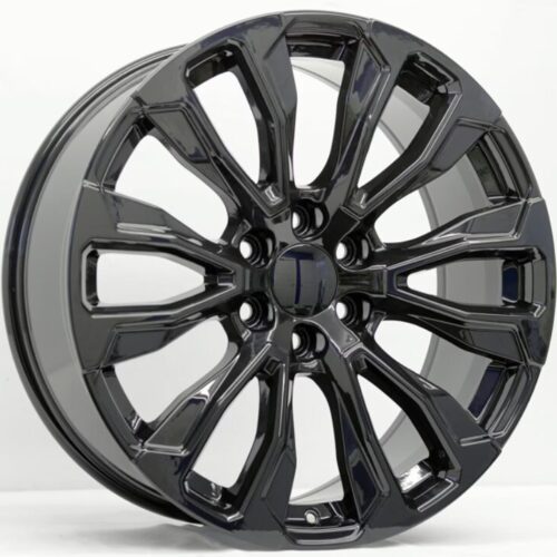 22×9 Gloss Black Replica Wheel – Fits Chevy/GMC/Cadillac 6×139.7 +31