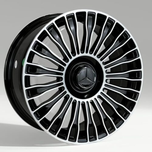 Mercedes-Benz Replica Wheel – 17×7.5 +25 | 5×112 | Gloss Black Machine | 66.6 CB