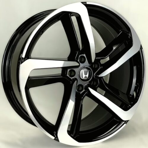2018-19 Honda Accord Replica Wheel – 17×7.5 +35 | 5×114.3 | Gloss Black Machine Face | 64.1 CB