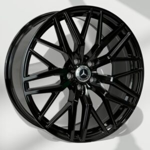 MERCEDES BENZ Replica Wheel Fronts Y-Split Spoke 20X8.5+30 5X112 C.B 66.6 All Gloss Black