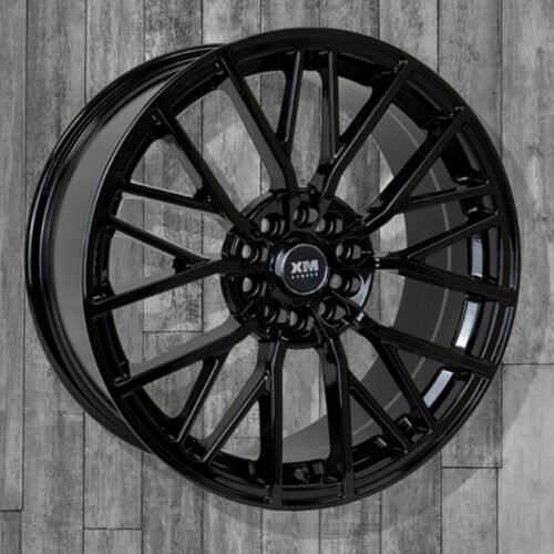 XM Street Wheel XM-817 17X7.5+40 5X110 / 5X114.3 C.B 73.10 Gloss Black