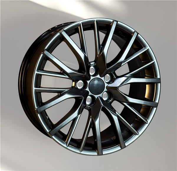 Toyota Replica Wheel 17x7 Inch +35 Offset 5x114.3 Hyper Black